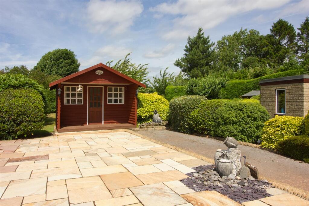 Paved patio/boules pitch