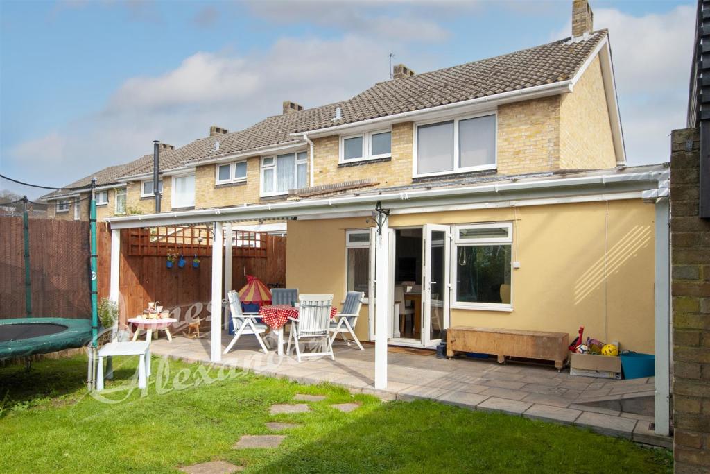 Rear of property