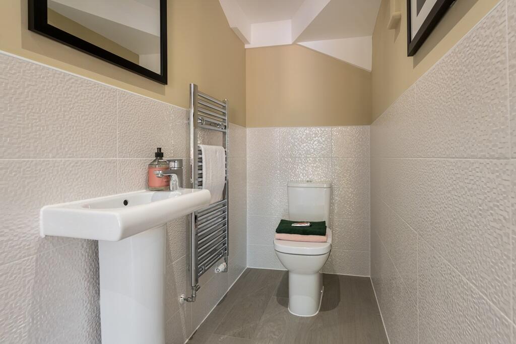 Handy cloakroom for guests to use