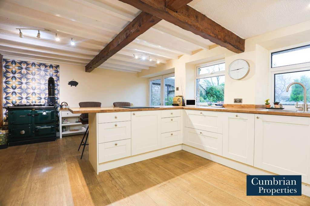 Dining Kitchen with Rayburn Aga