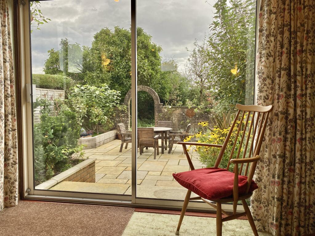Patio Doors on to Walled Garden