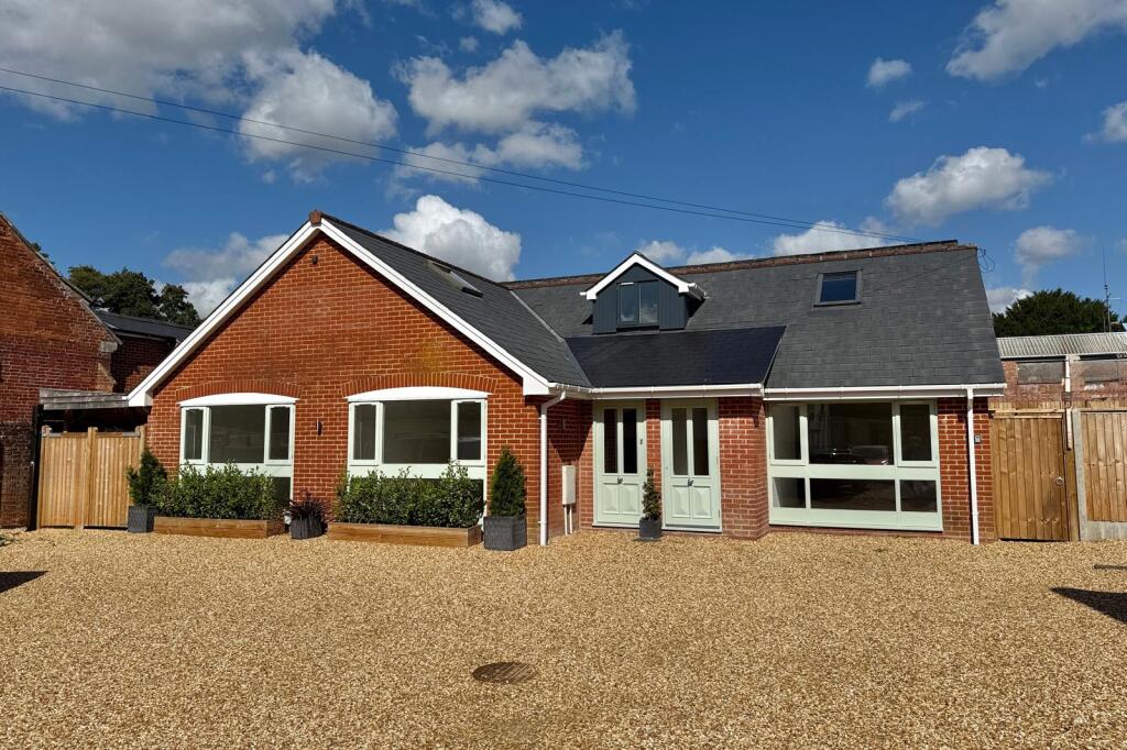 three bedroom bungalow and first floor office