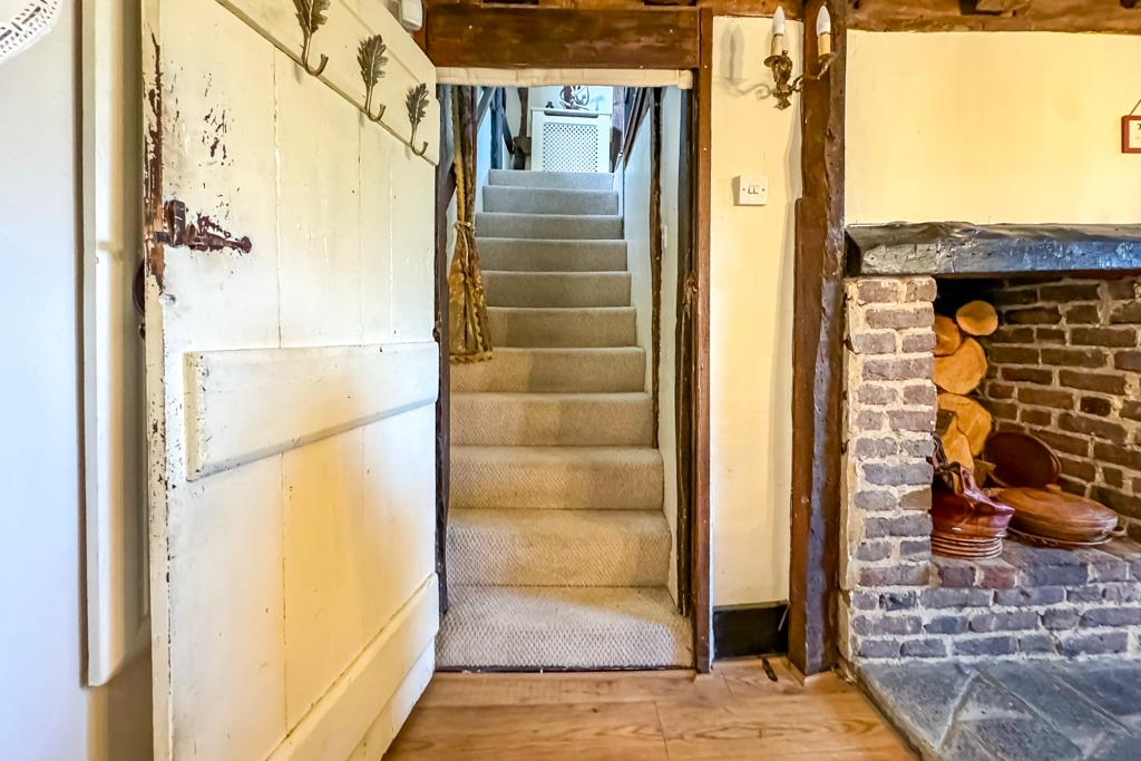 Stairs to the First Floor Landing from Dining Room