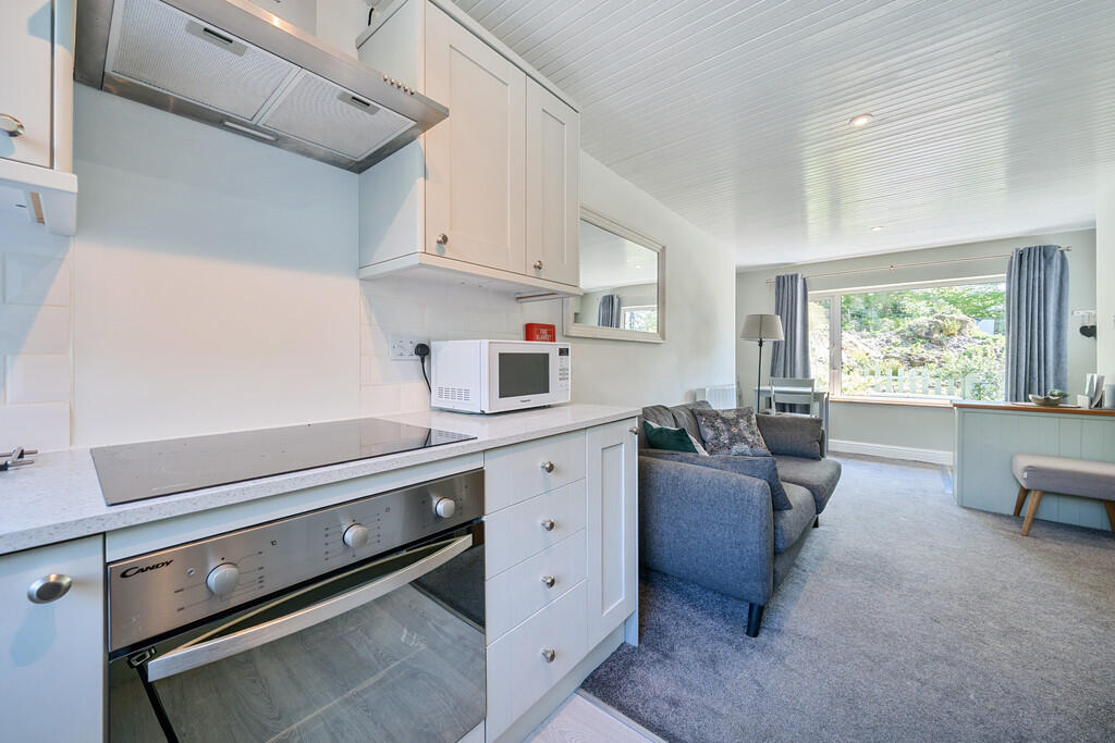 Open plan kitchen...