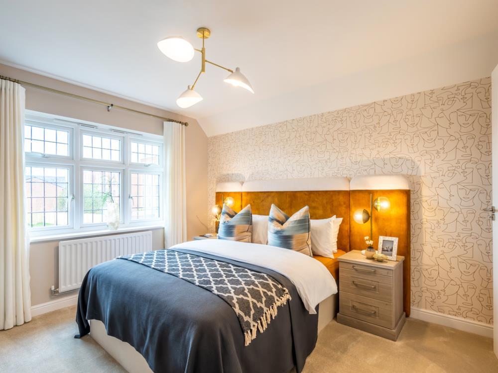 Main bedroom of the Warwick, a 3 bedroom house
