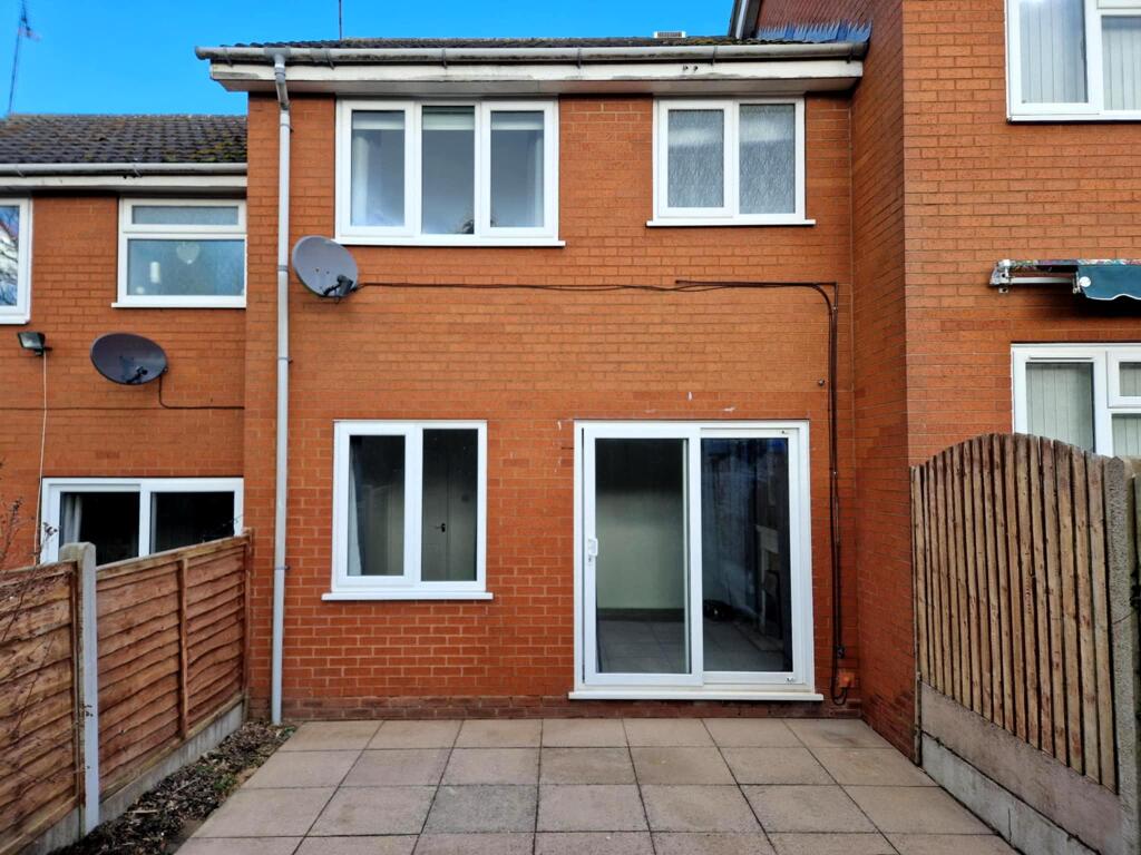 Rear of property
