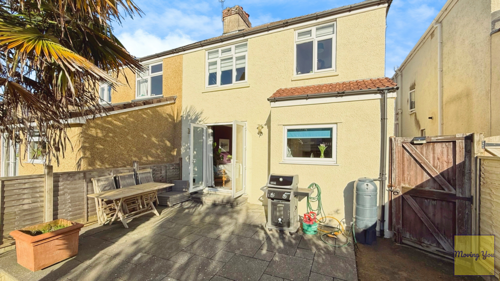 Rear of property