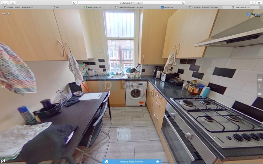 Bright and well-maintained kitchen featuring mo...