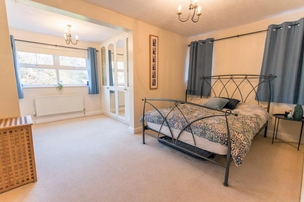 Bedroom 1 with wardrobes