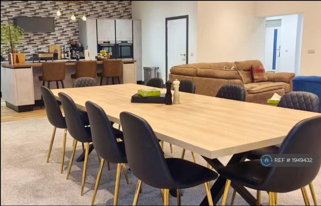 Dinning Room, Kitchen And Living Room