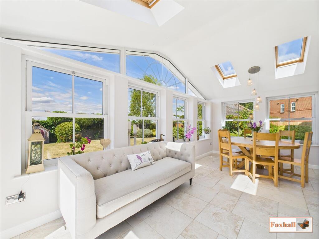 Open Plan Sitting/Dining Room In Orangery Style