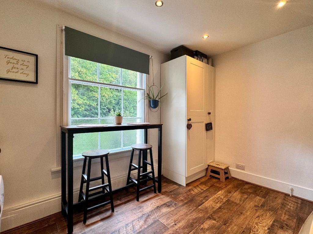 Kitchen with hill views