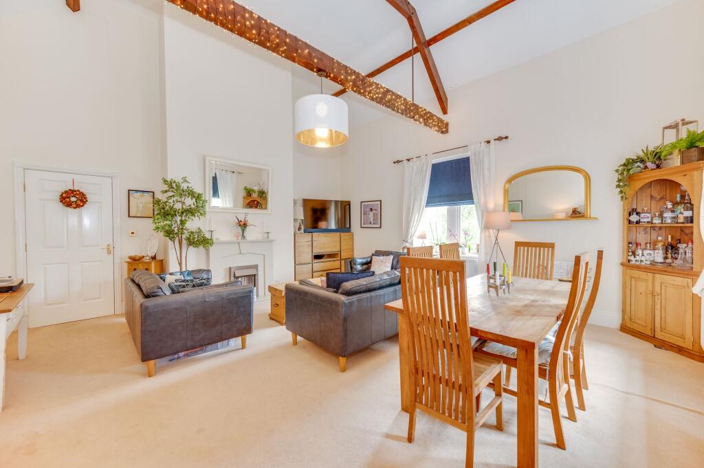 KITCHEN, DINER AND LIVING ROOM