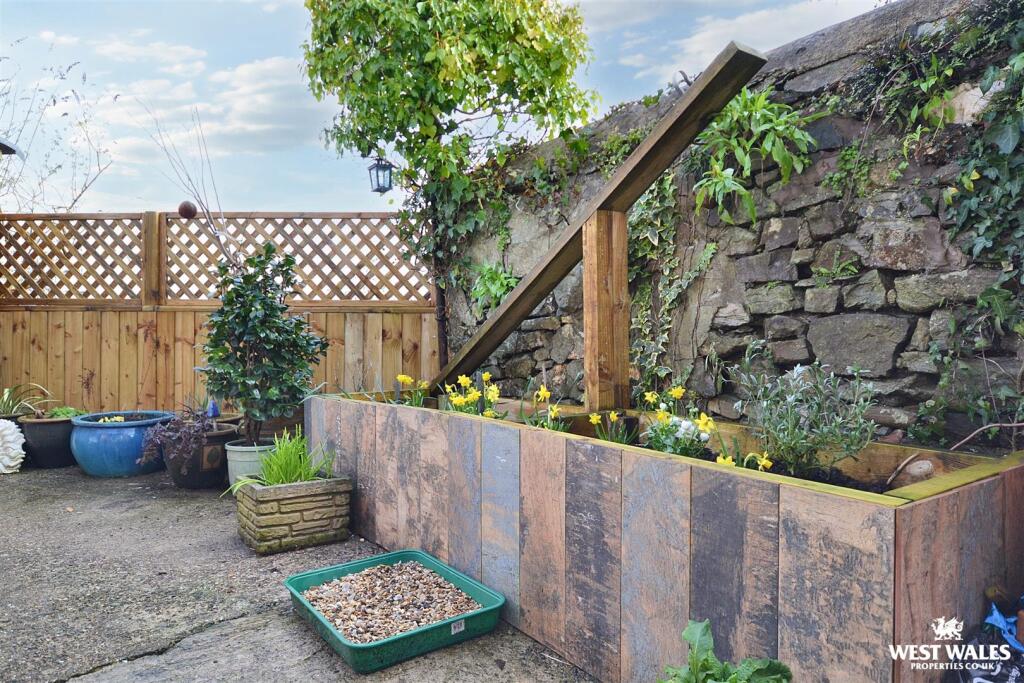 Rear of property