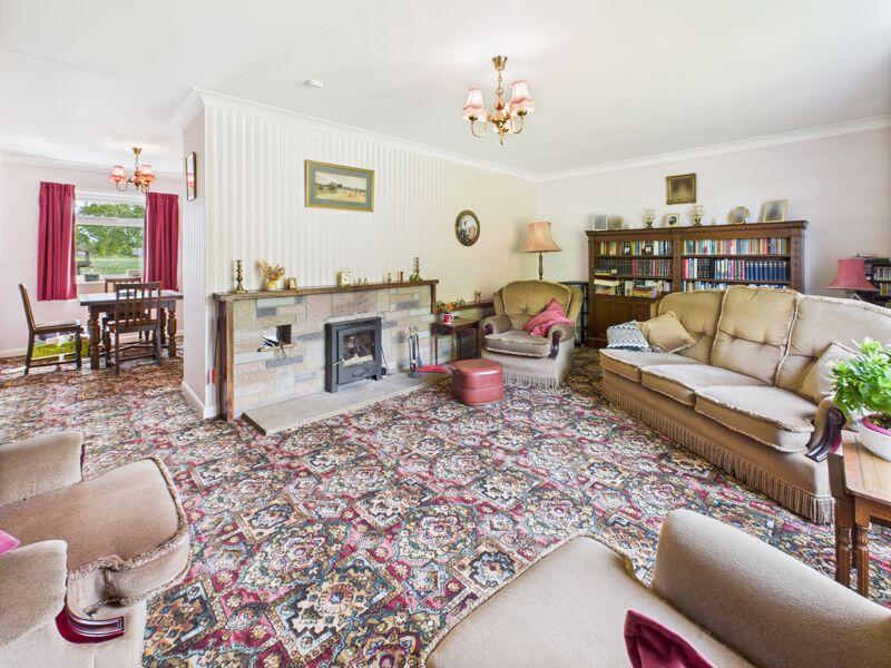 Living room through to dining room