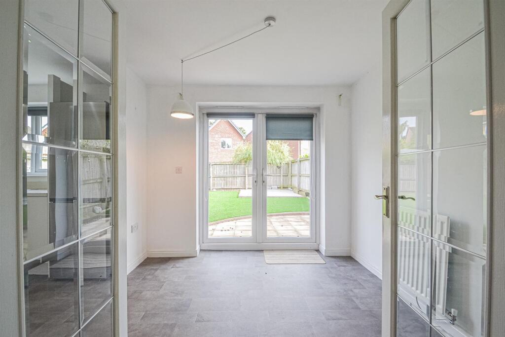 Lounge to Dining Kitchen