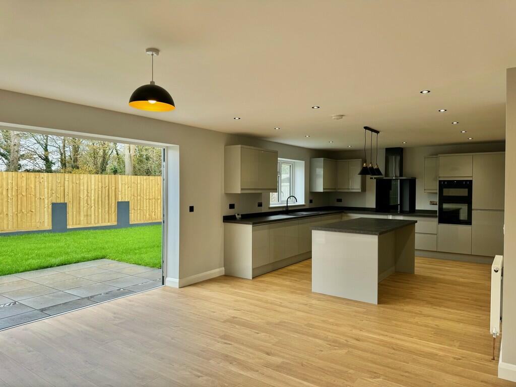 open plan kitchen
