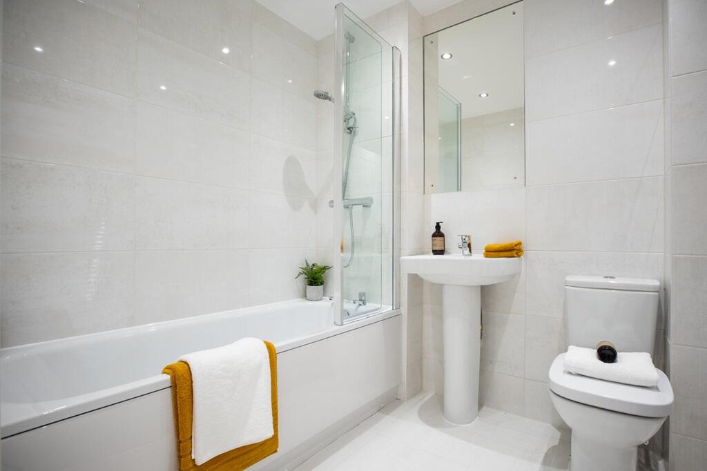 Personalise with a range of wall tile and flooring options