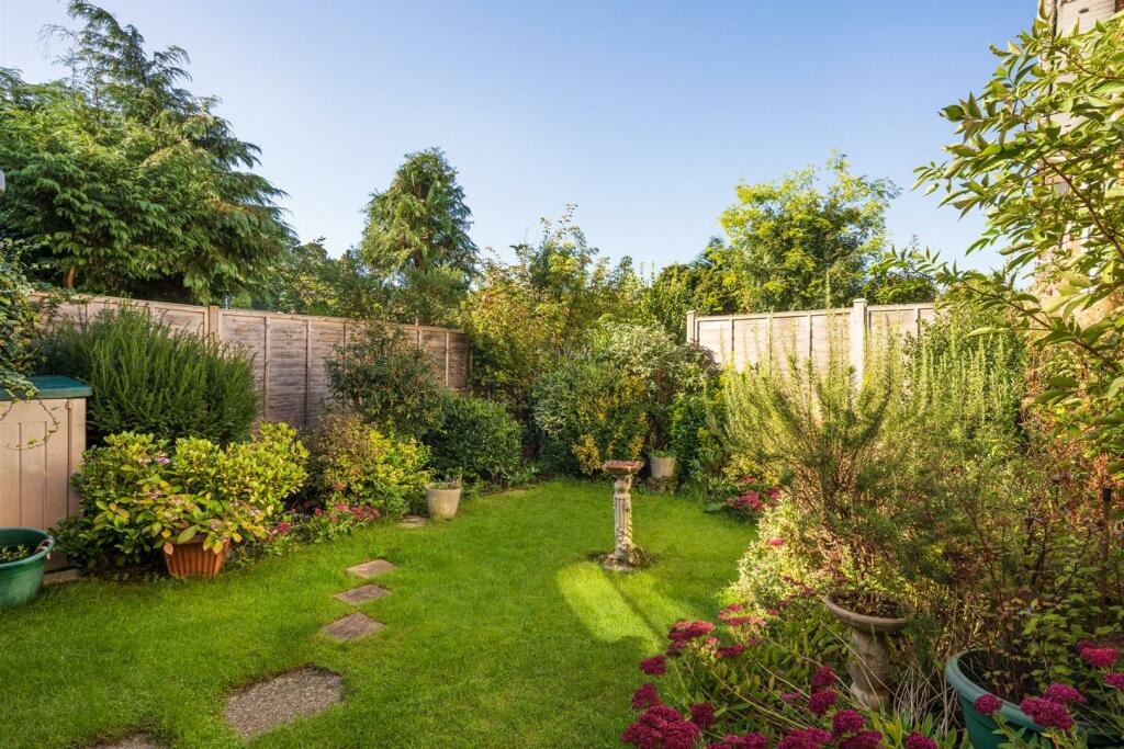 Rear garden