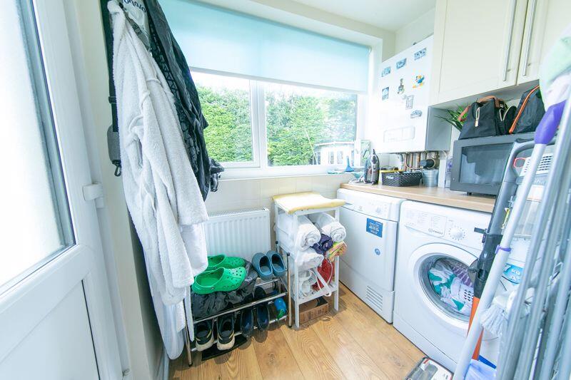 Rear porch &amp; utilities space