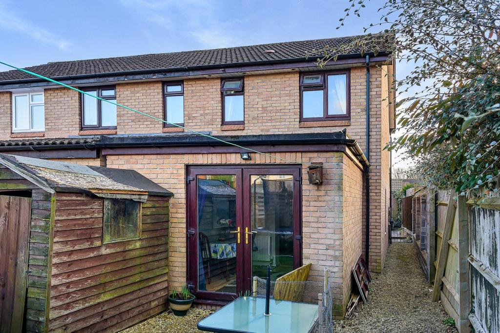 Rear of property