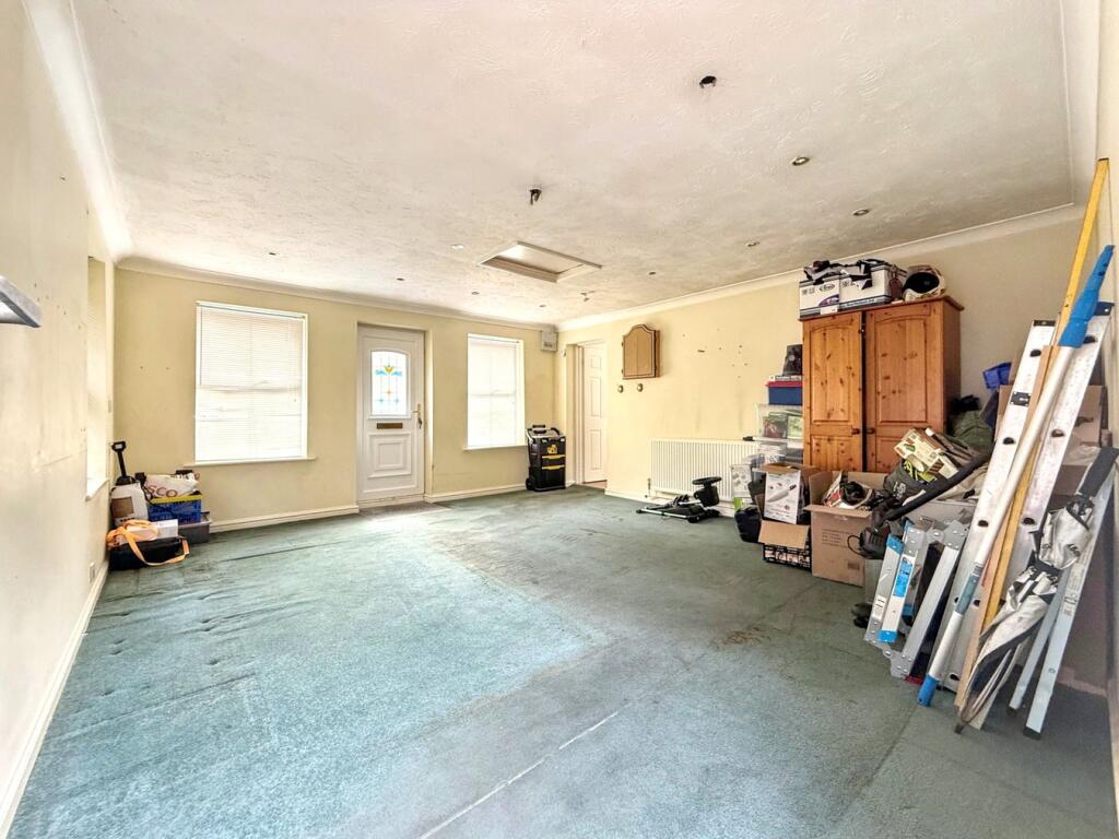Part Converted Double Garage