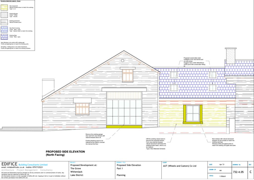 Proposed plans to transform the main house