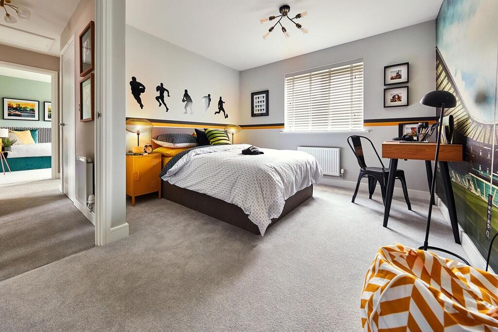 All four bedrooms are double rooms