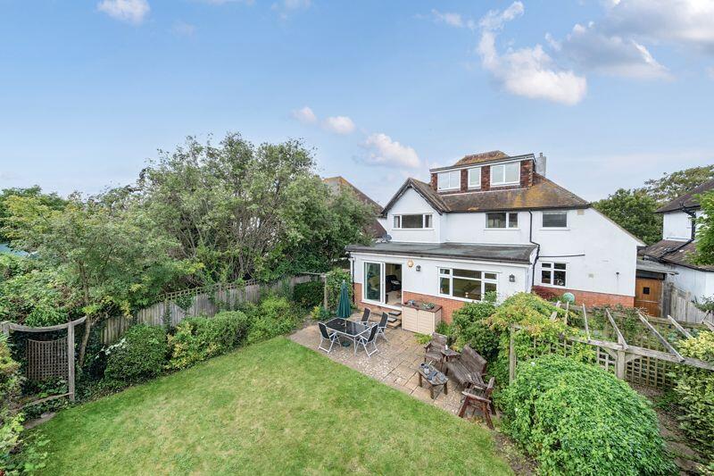 Rear of property
