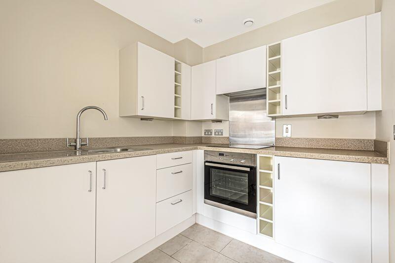 Kitchen with built-in appliances