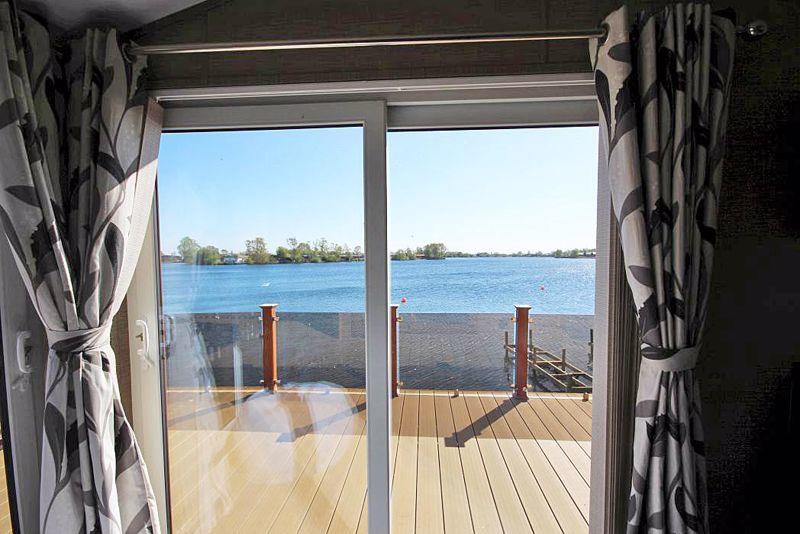 From patio doors 