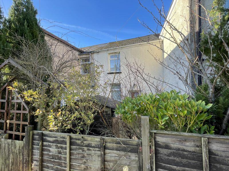 Rear of property
