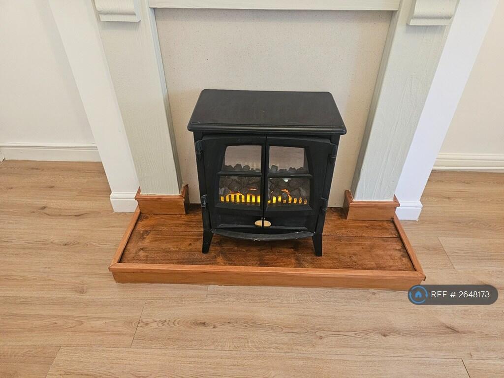 Electric Fire In Kitchen