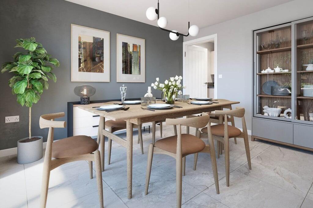 There's room for a large dining table