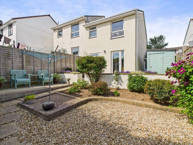 rear elevation and garden