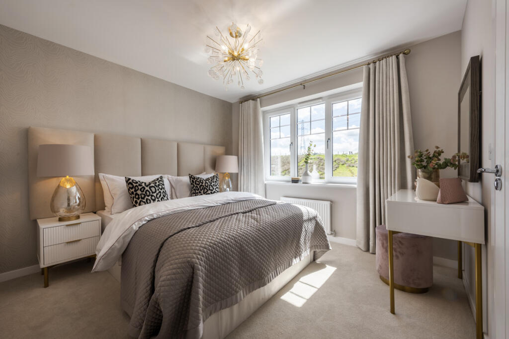 Indicative Bedroom, Contemporary Modern Decoration