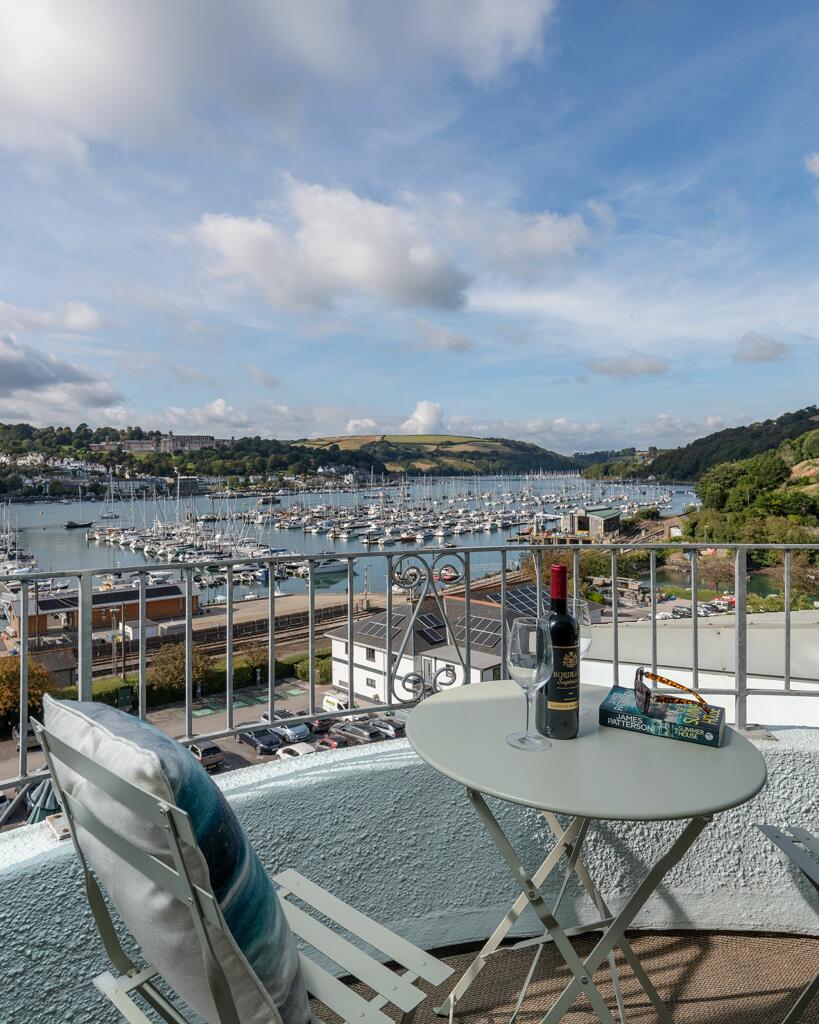 2A River View, Kingswear, Balcony &amp; River View