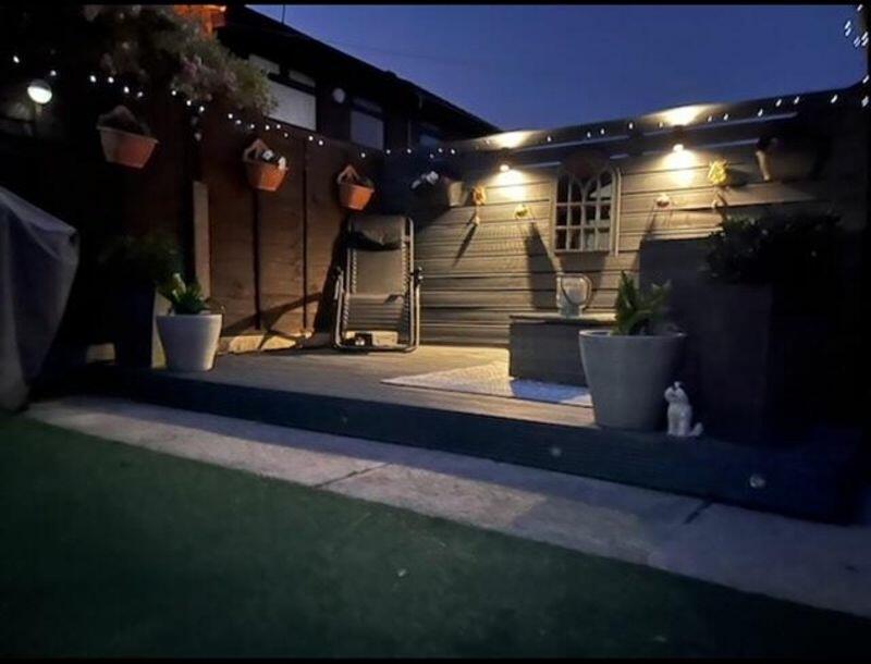 Rear Garden - Nightime view