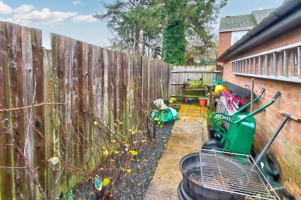Additional part of the rear garden