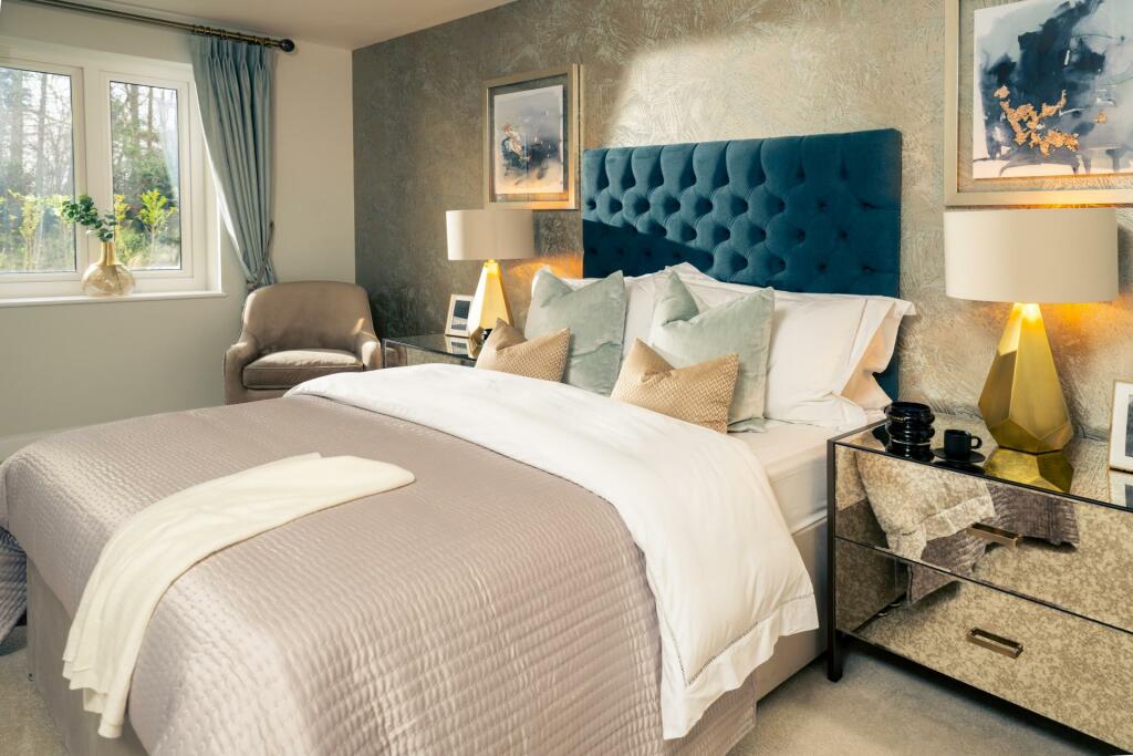 Lancaster Court, Cockermouth - Show Apartment Master Bedroom  