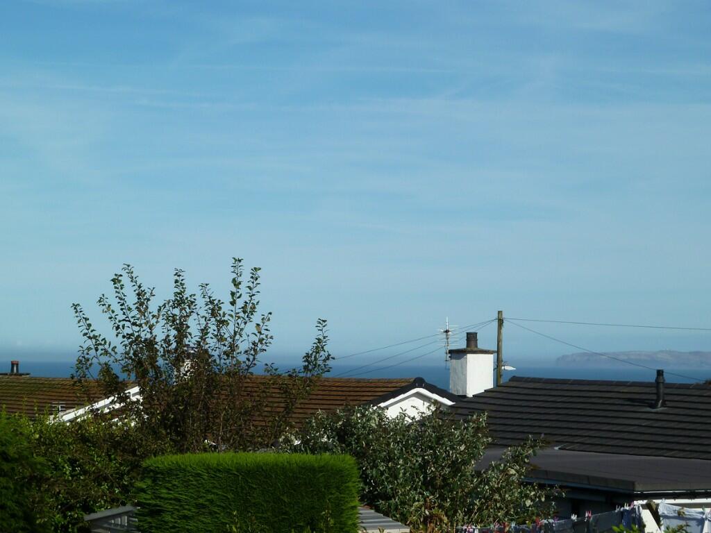 Sea views from rear.