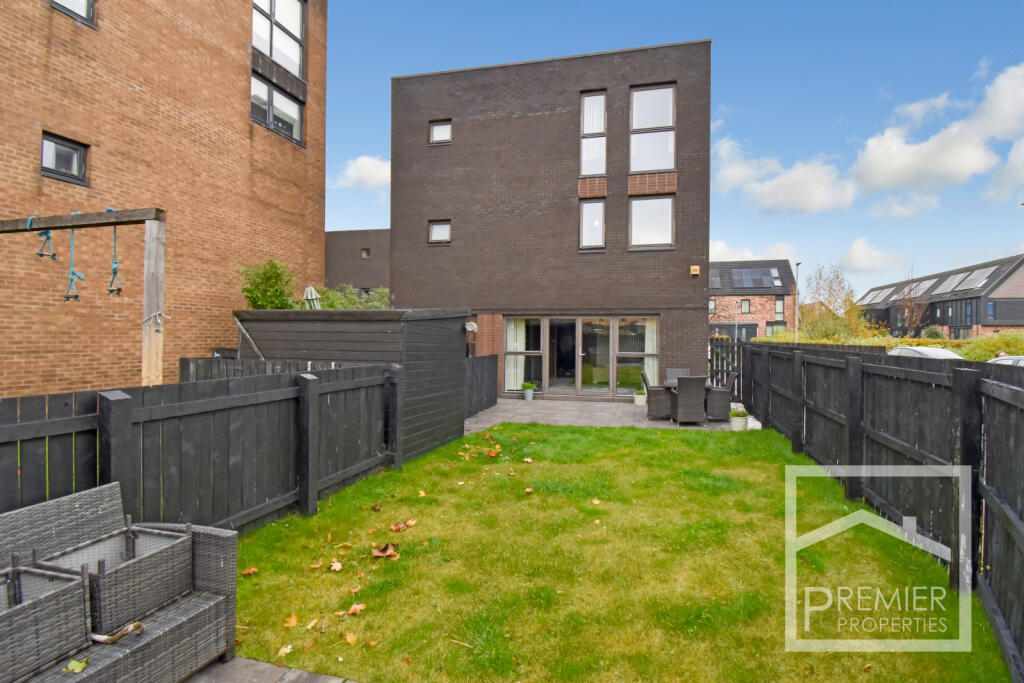 Rear of property