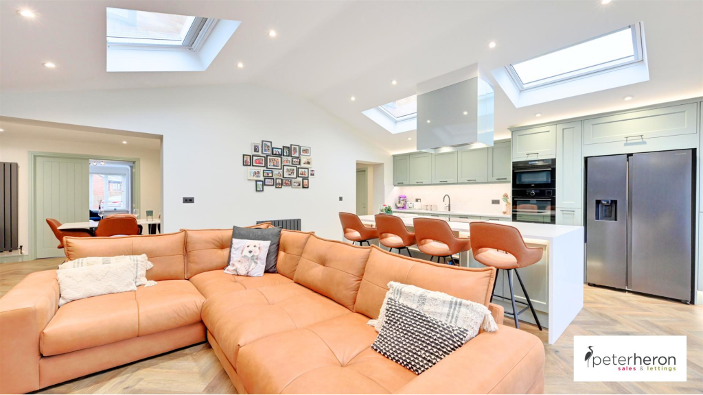 Open Plan Breakfasting Kitchen And Family Area