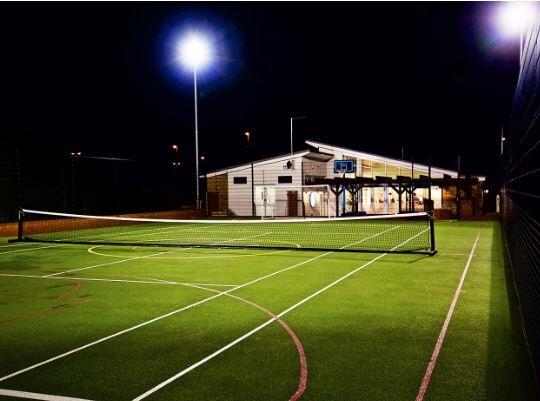 Sports court night