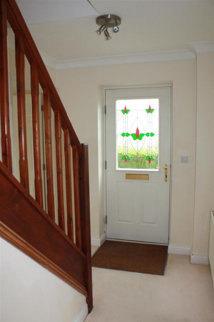 Hall, stairs and