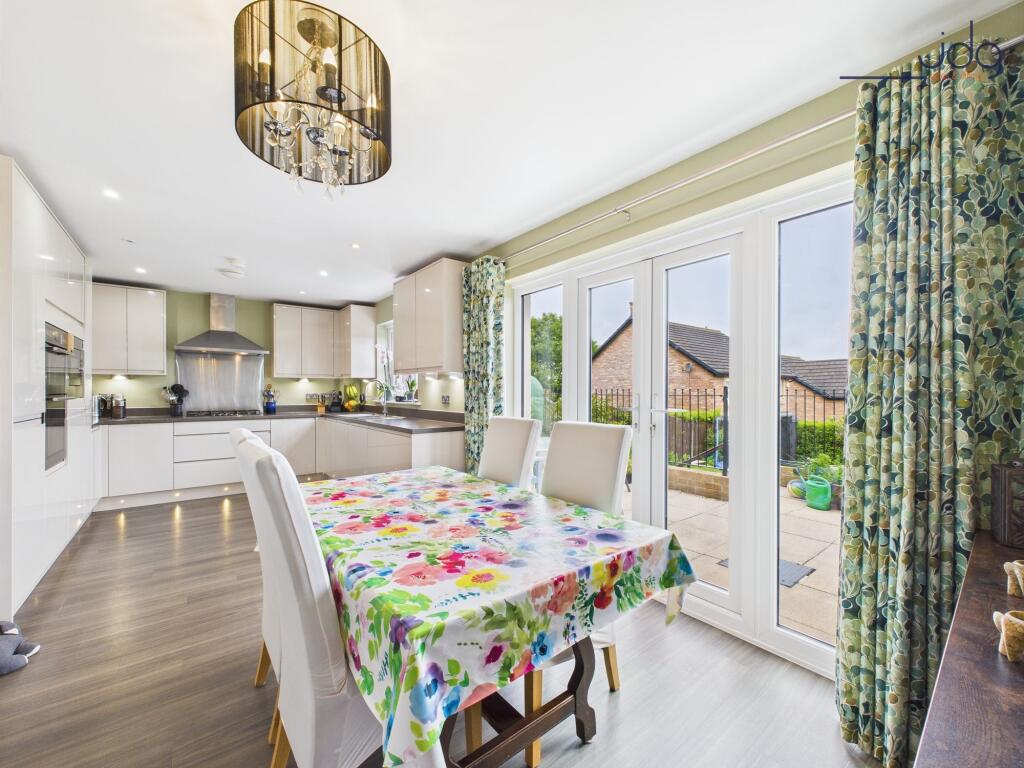 Open Plan Kitchen Diner and French Doors
