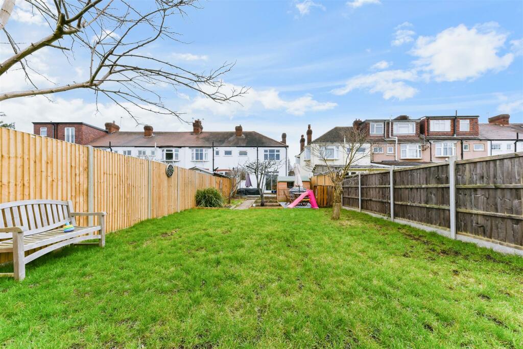 West Facing Rear Garden