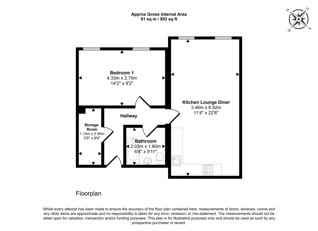 Flat 6, 68 Boston Road, Hanwell, London, W7 2ET