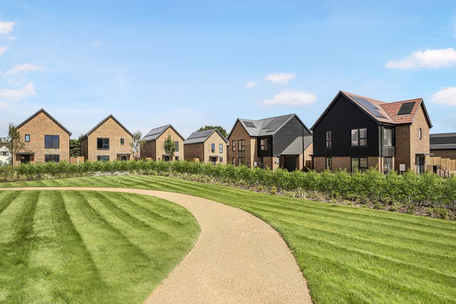 Hollymead Square - Green open