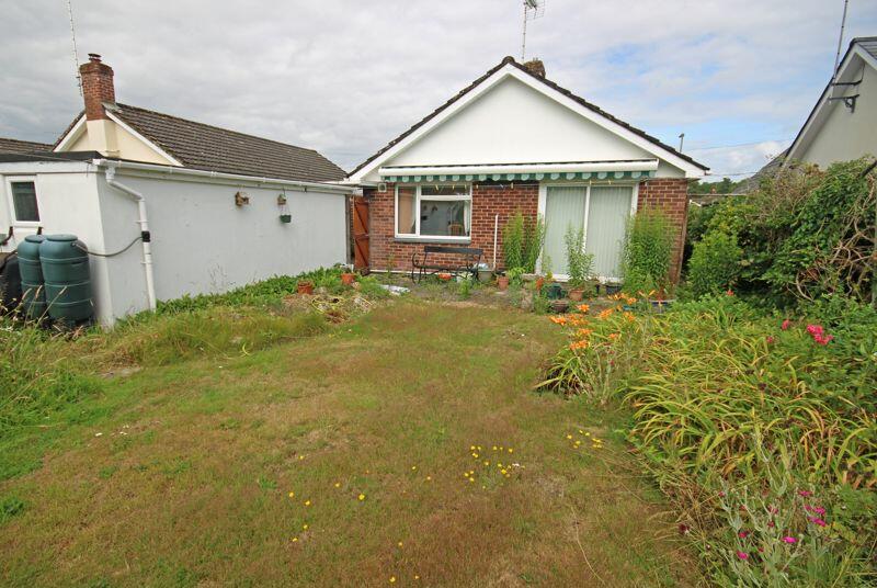 Rear of property